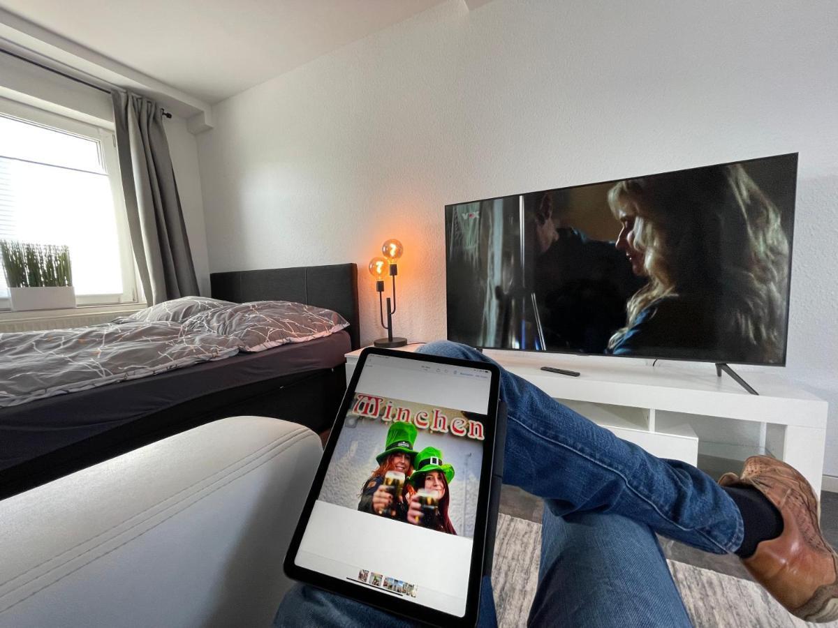 Gleis 12 , Kontaktloser 24-7-Check In, Barrierefrei ,Smart Tv, W-Lan, Parkplatz Kostenlos 뷔케부르크 외부 사진